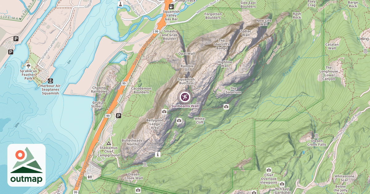 Map of Sunbeams Wall