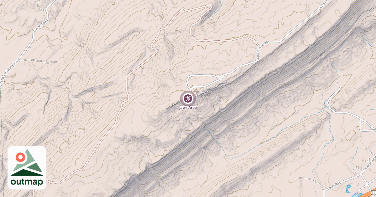 Map of Jaws Area