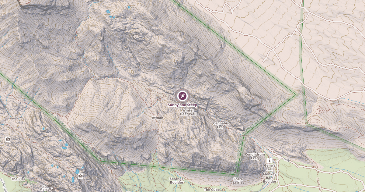 Map preview of Sunny and Steep