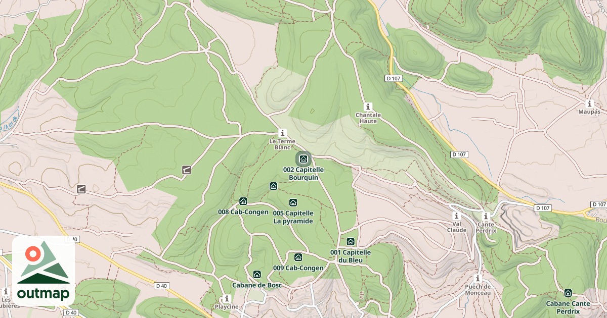Map of 002 Capitelle Bourquin
