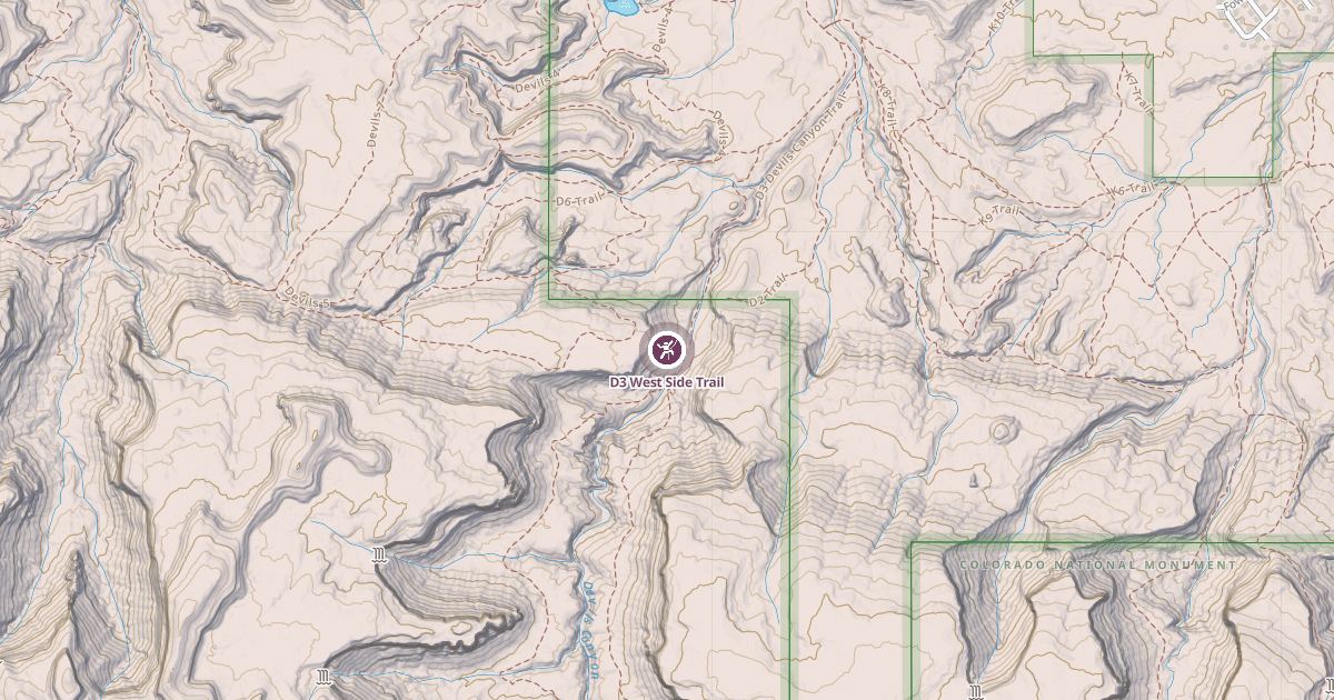 Map preview of D3 West Side Trail