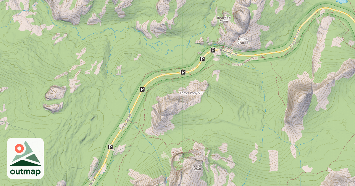 Map of Tony's Pony