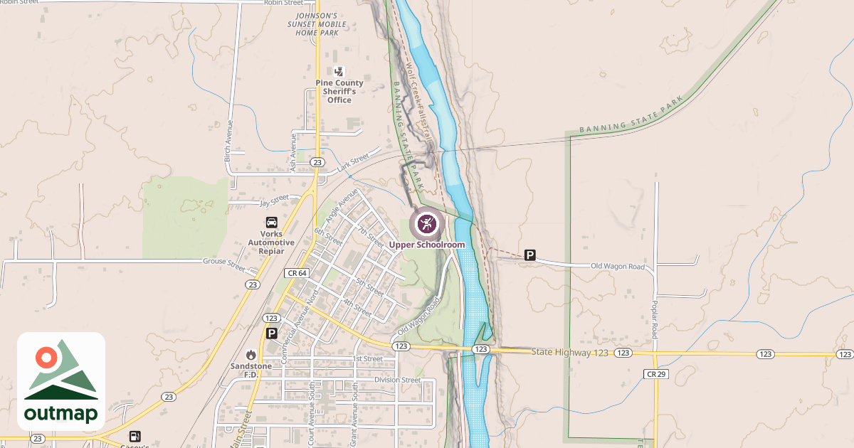Map of Upper Schoolroom