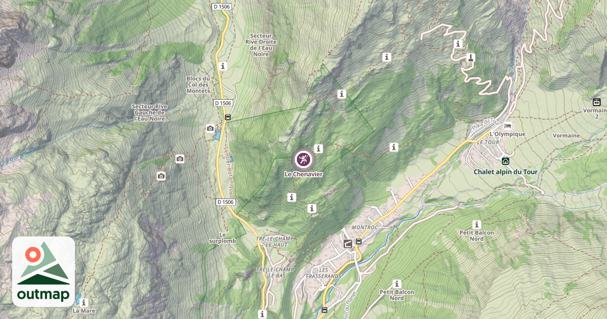Map of Le Chenavier