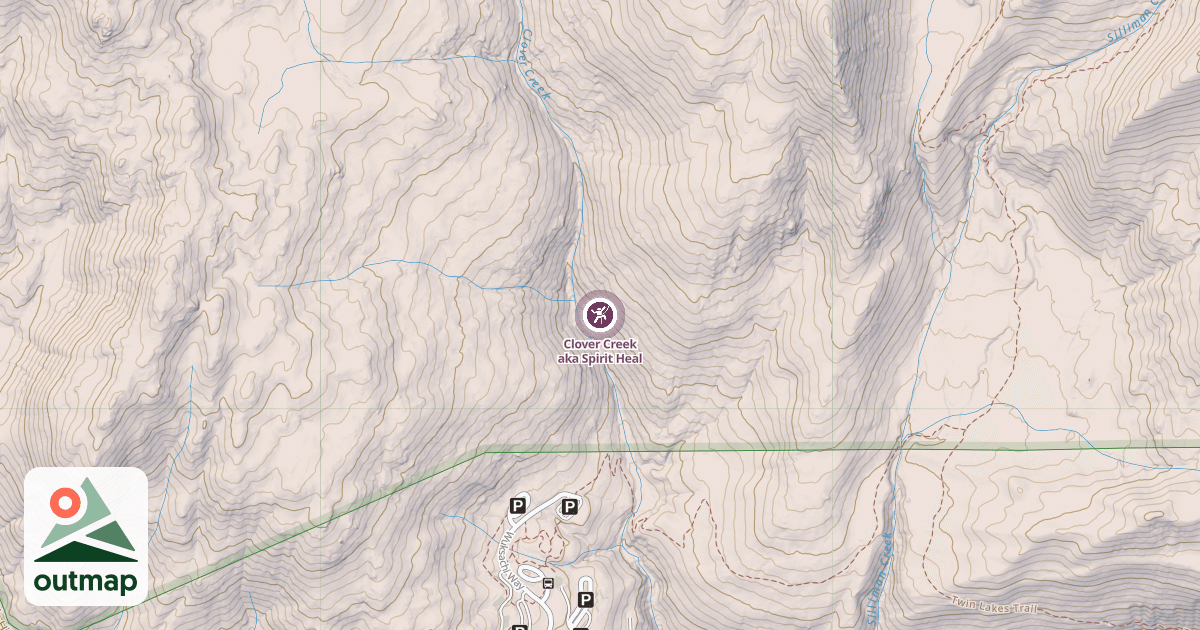 Map of Clover Creek aka Spirit Heal