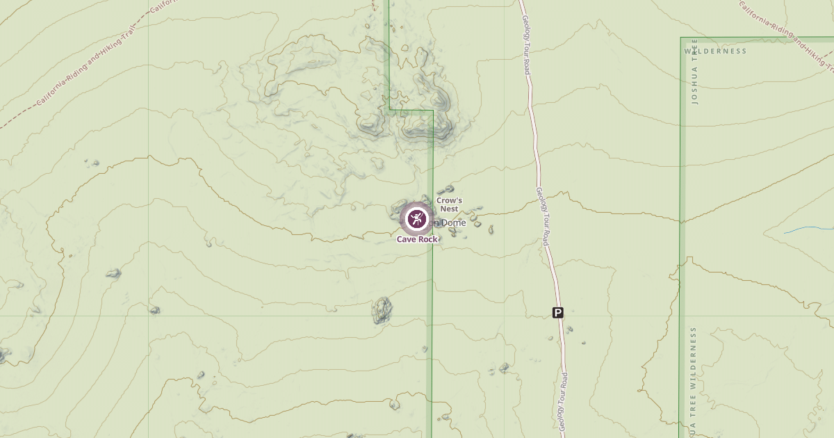 Map preview of Cave Rock