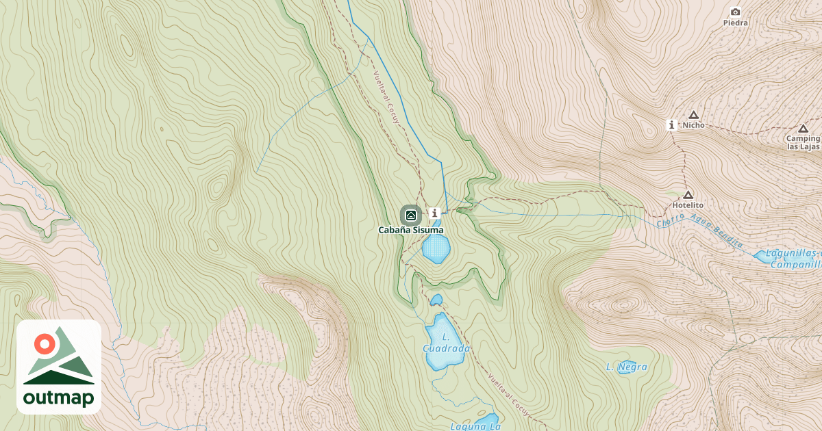 Map of Cabaña Sisuma