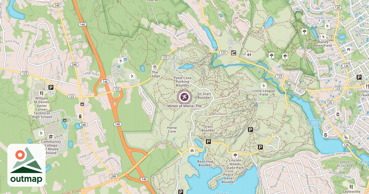 Map of Mines of Moria, The