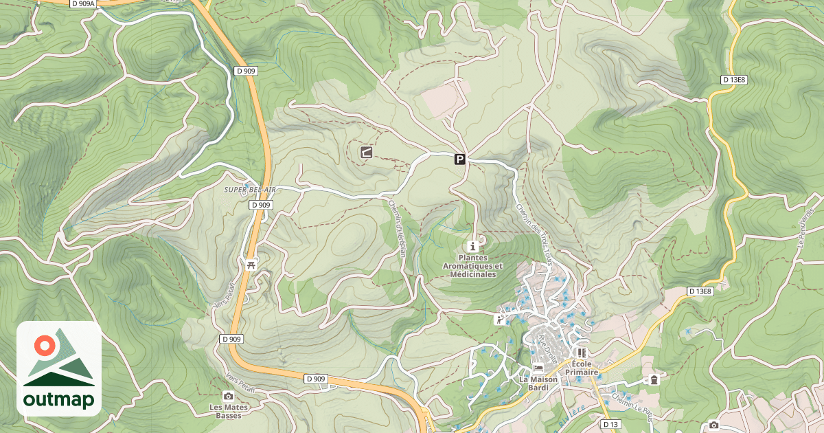 Map of Micocoulier