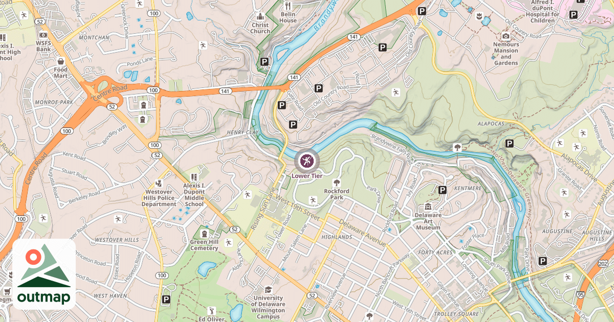 Map of Lower Tier