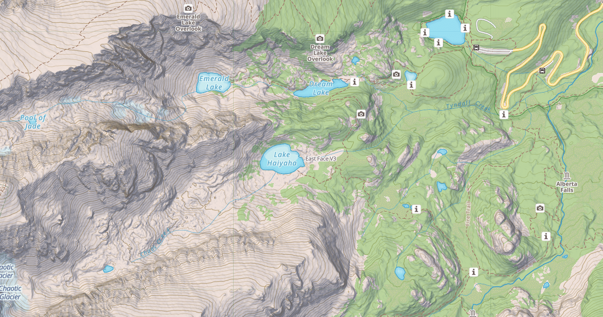 Map preview of East Face