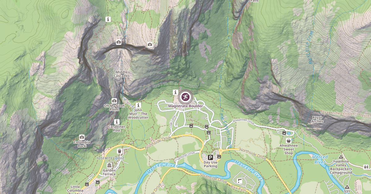 Map preview of Magistrate Boulder