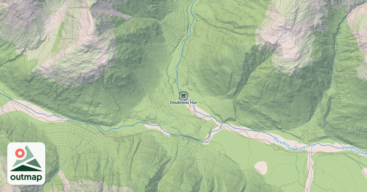Map of Doubtless Hut