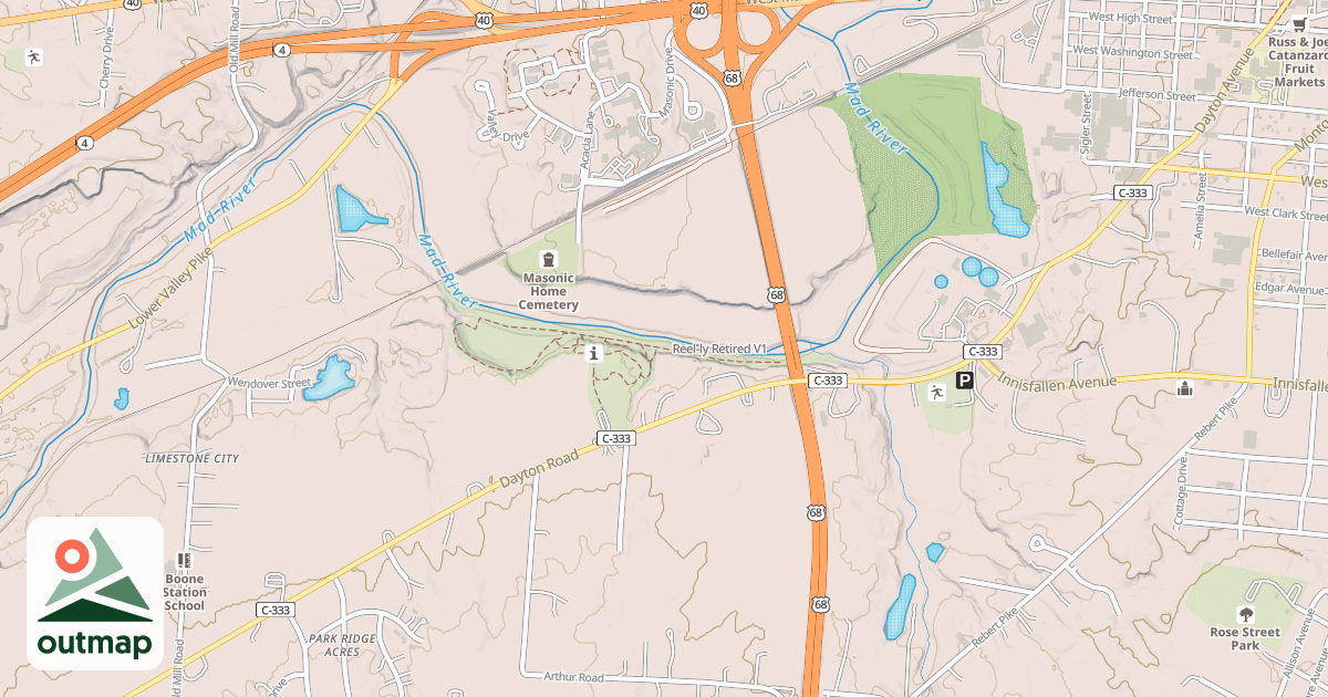 Map of Reel-ly Retired