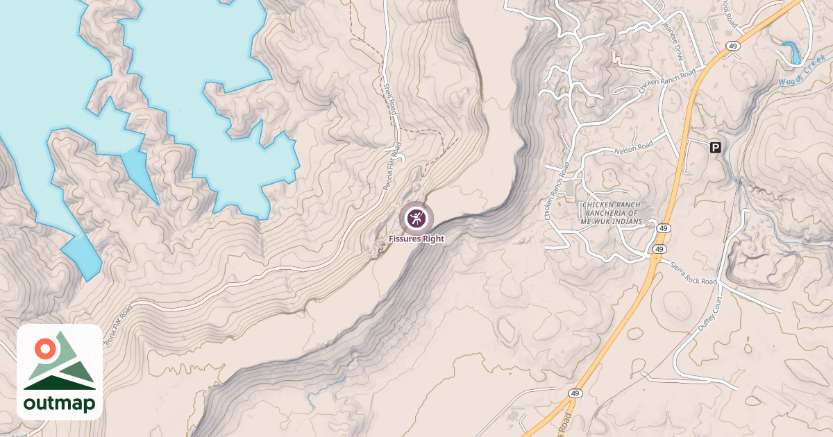 Map of Fissures Right