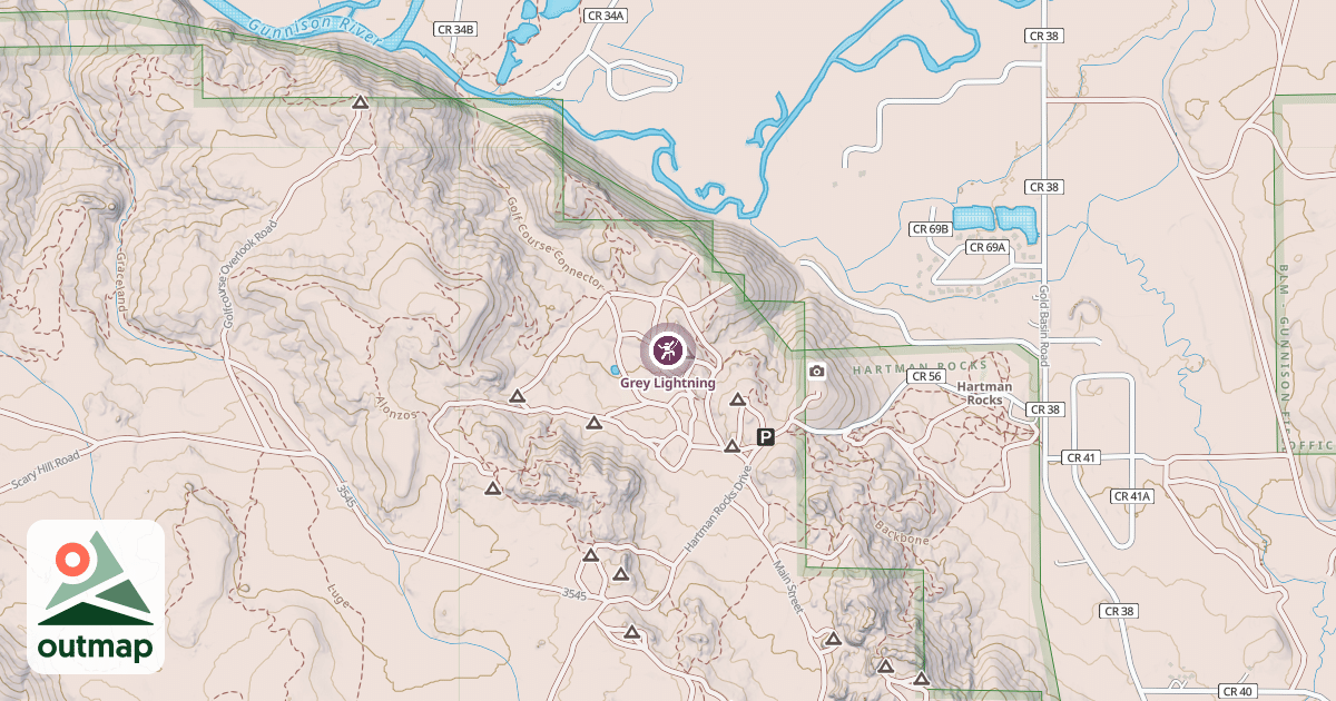 Map of Grey Lightning