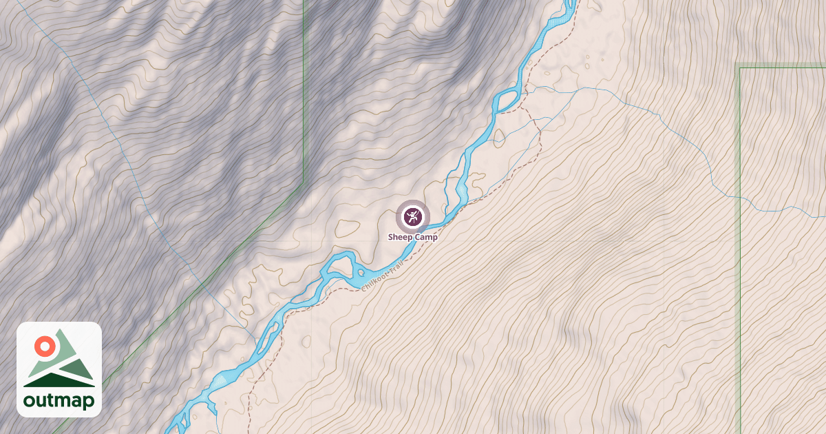 Map of Sheep Camp