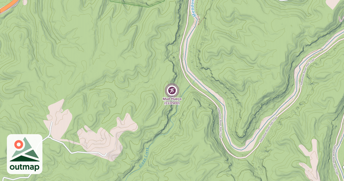 Map of Mud Hueco (CLOSED)