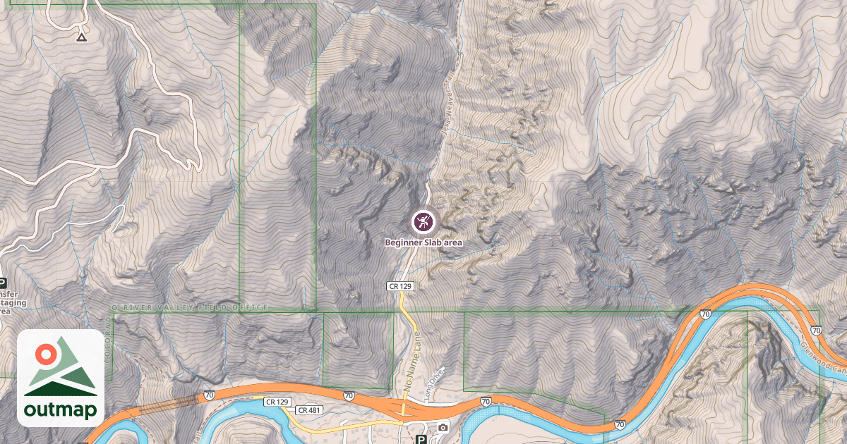 Map of Beginner Slab area