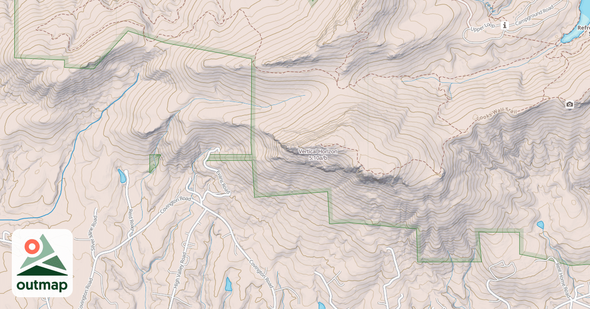 Map of Vertical Horizon