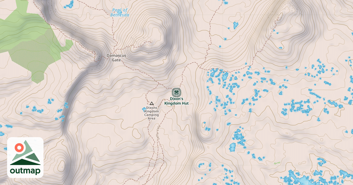 Map of Dixon's Kingdom Hut
