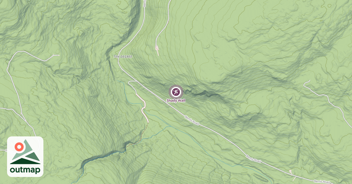 Map of Shady Wall