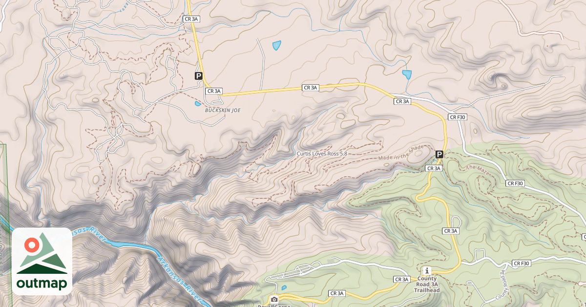 Map of Curtis Loves Ross