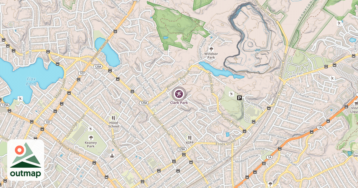 Map of Clark Park