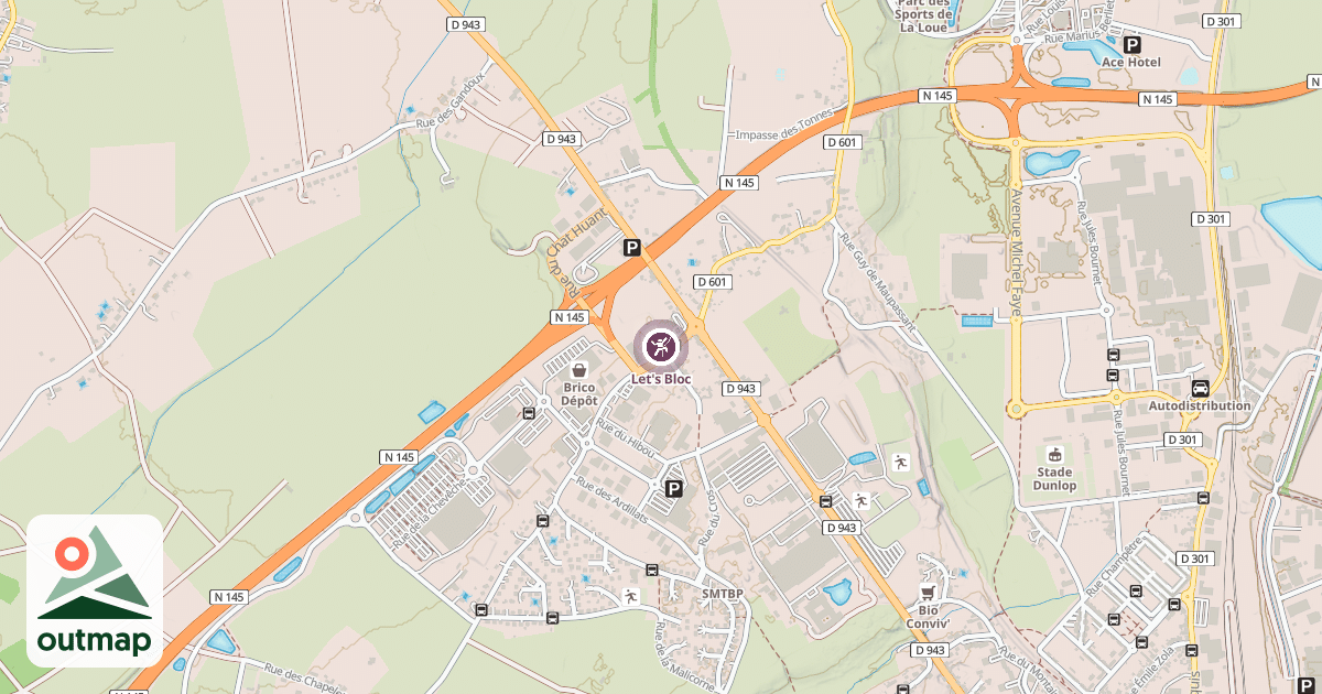 Map of Let's Bloc