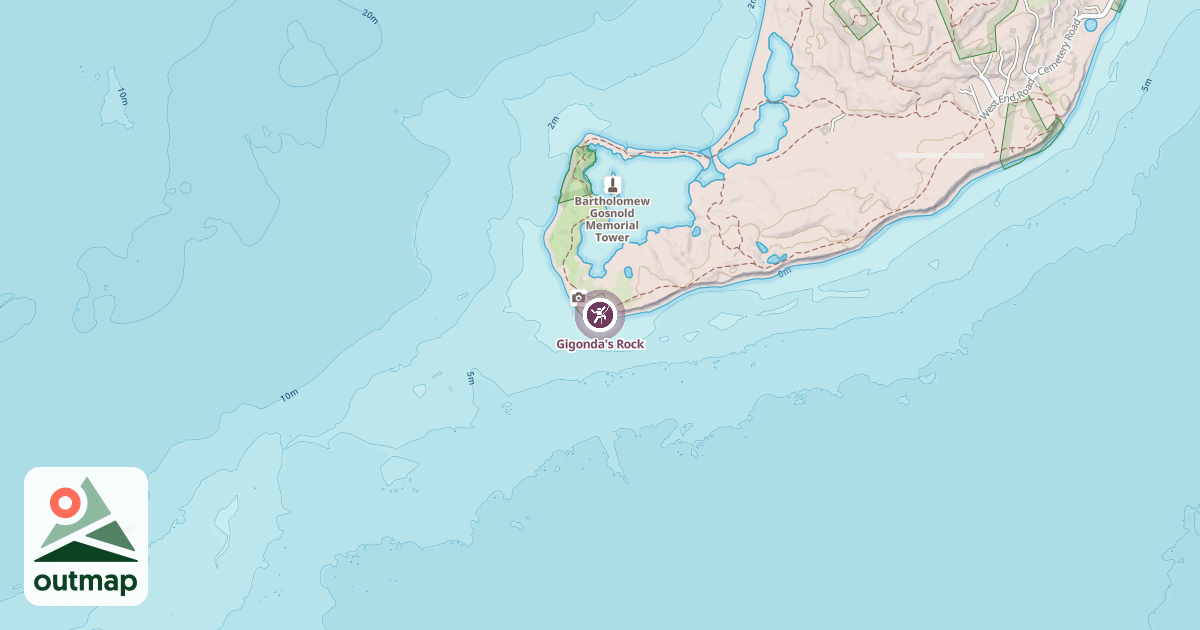 Map of Gigonda's Rock
