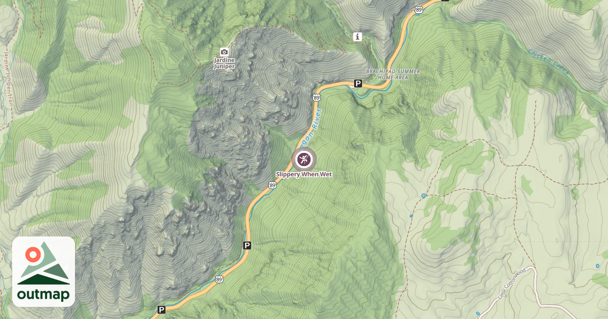 Map of Slippery When Wet