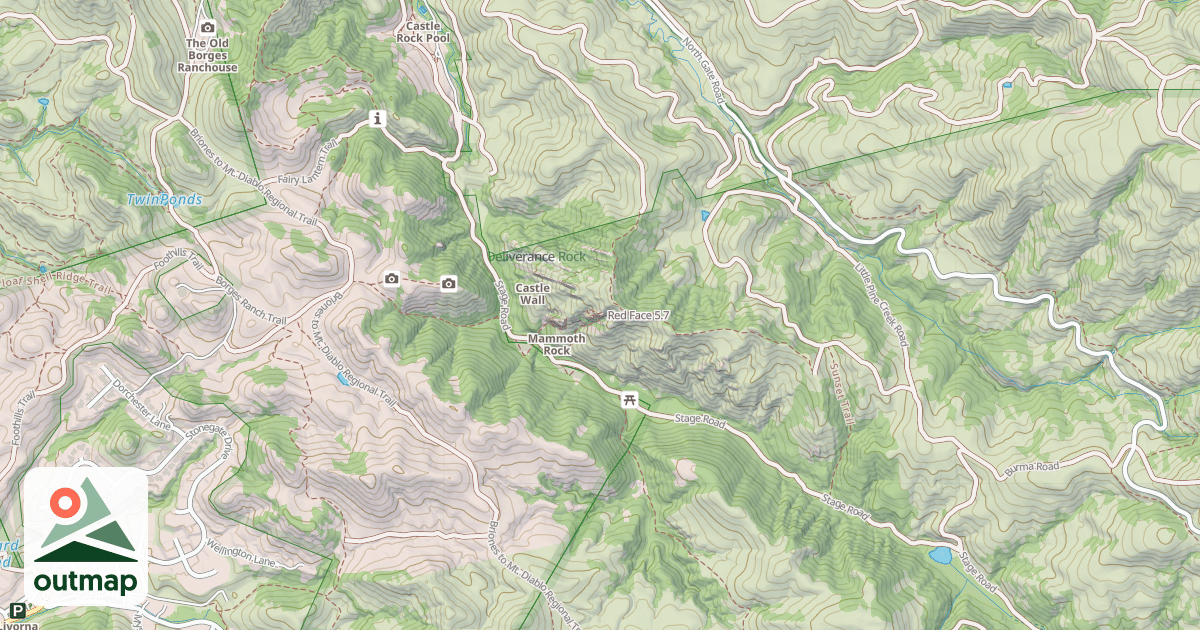 Map of Red Face