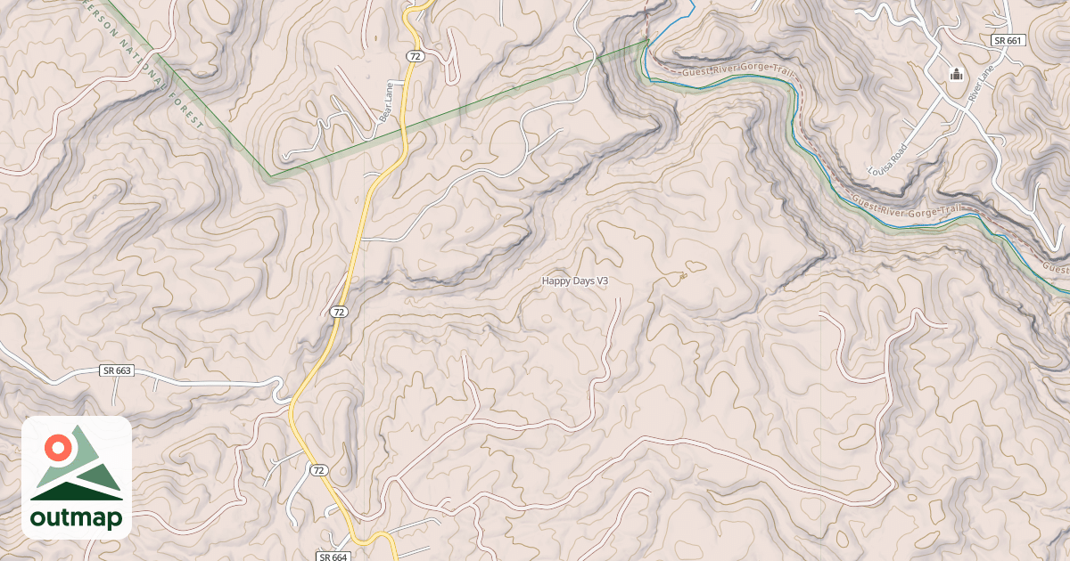 Map of Happy Days