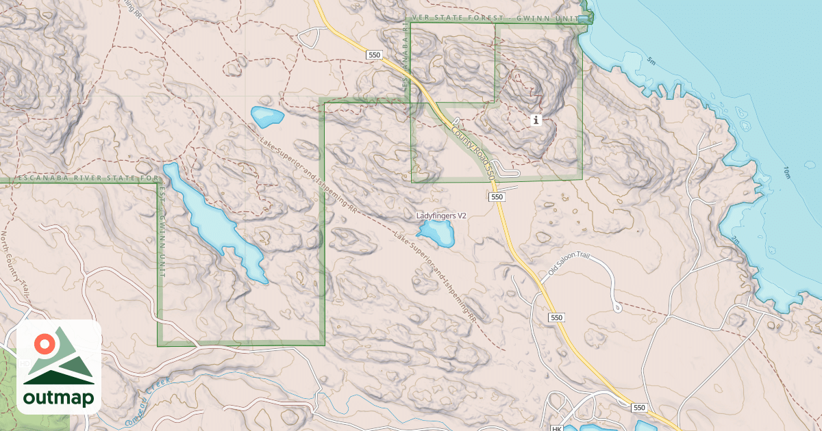 Map of Ladyfingers
