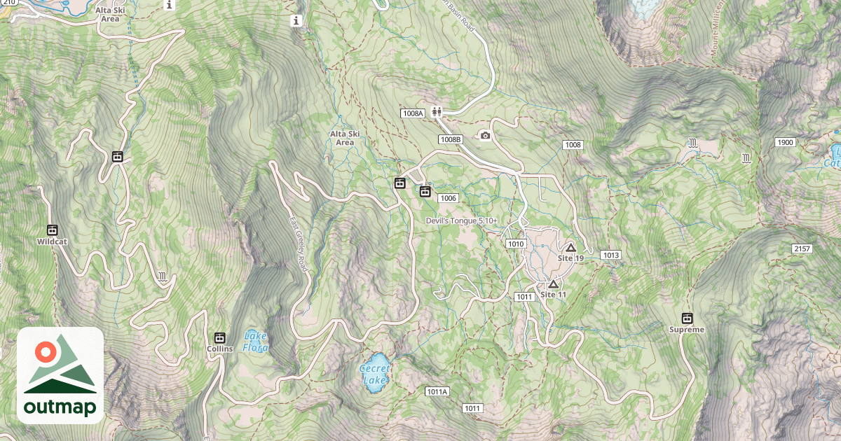 Map of Devil's Tongue
