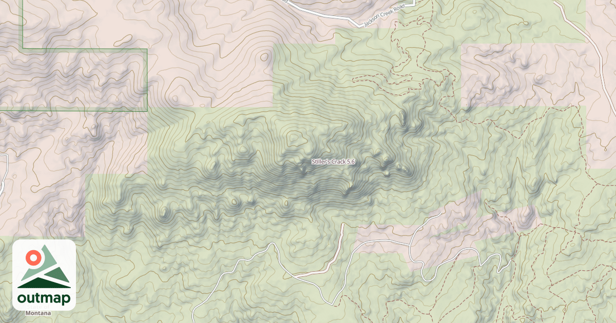 Map of Stiller's Crack