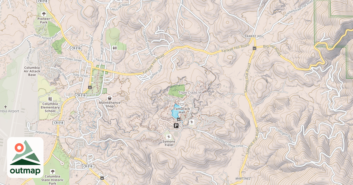Map of Triple Cracks