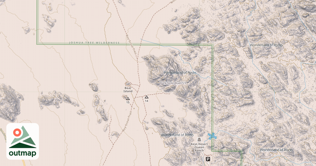 Map of Bank Note Blues