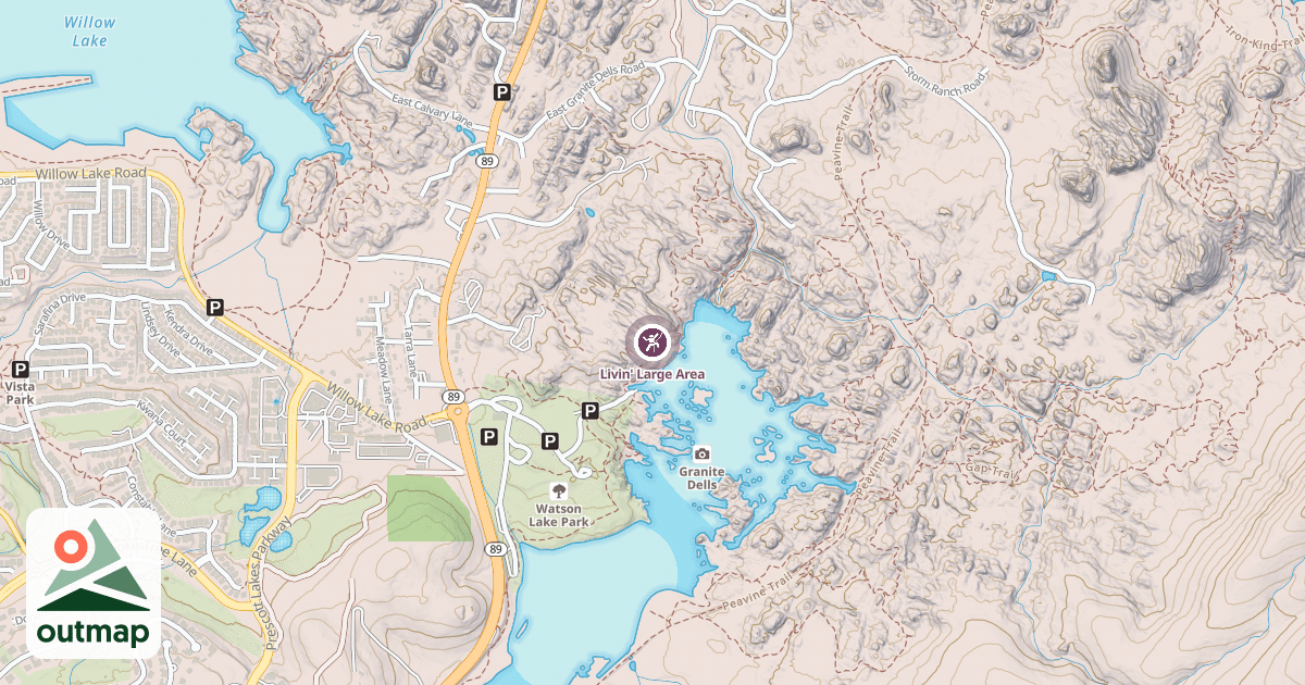 Map of Livin' Large Area