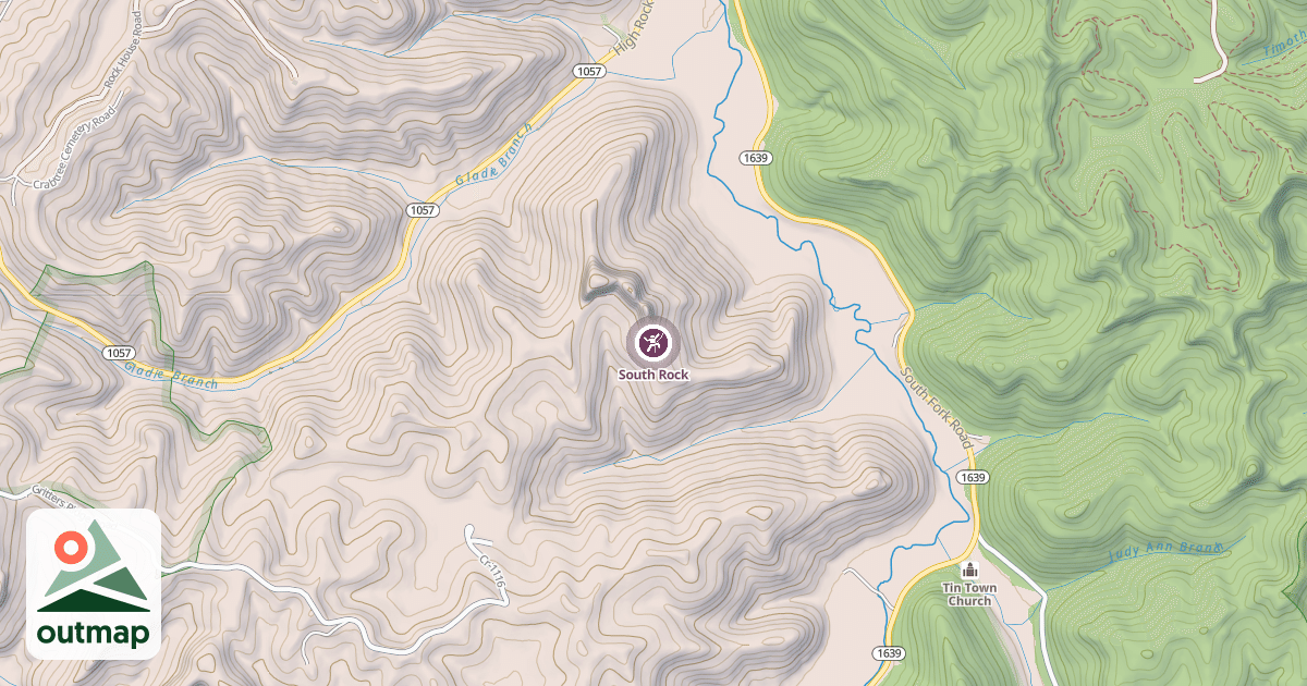 Map of South Rock