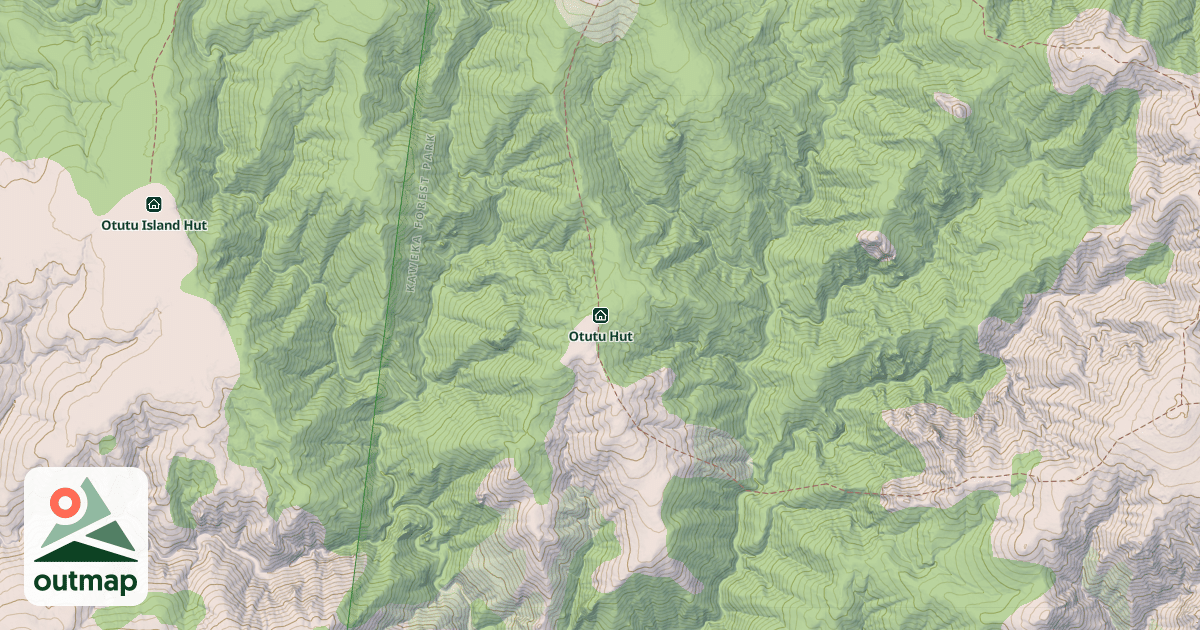Map of Otutu Hut