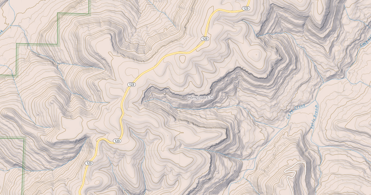 Map preview of Horny Toad