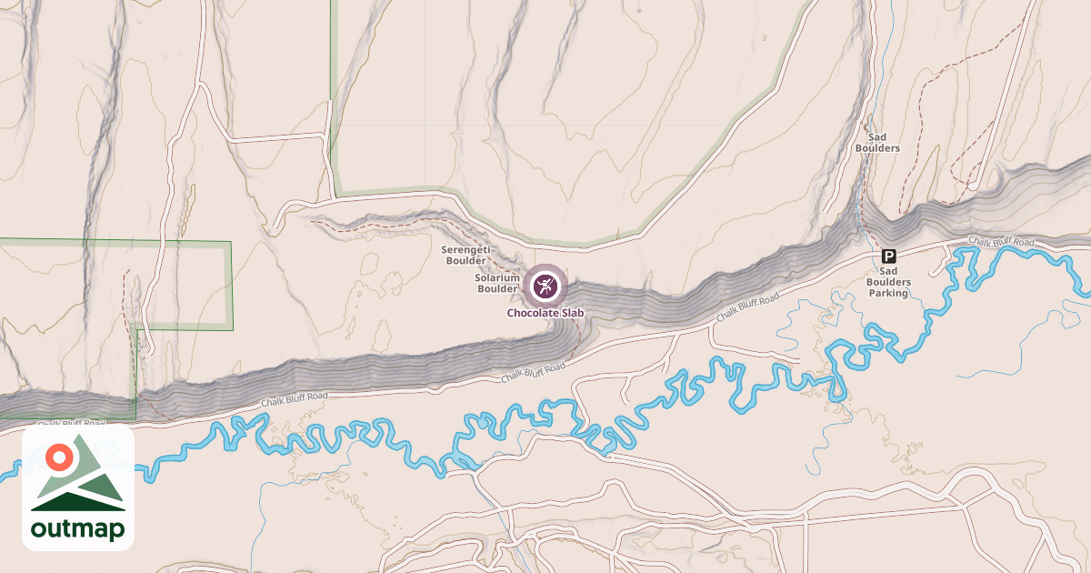 Map of Chocolate Slab