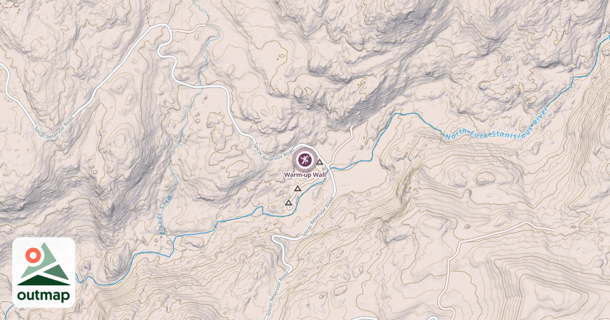 Map of Warm-up Wall