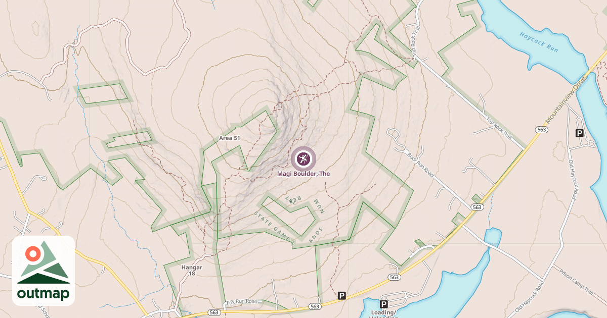 Map of Magi Boulder, The