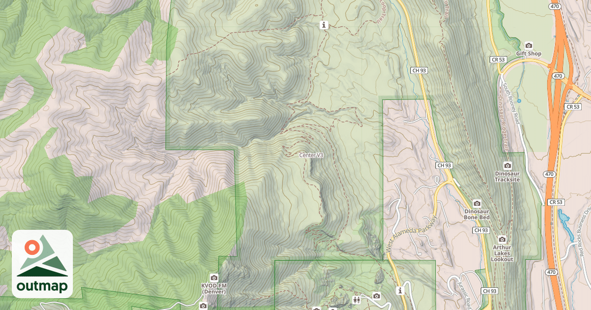 Map of Center