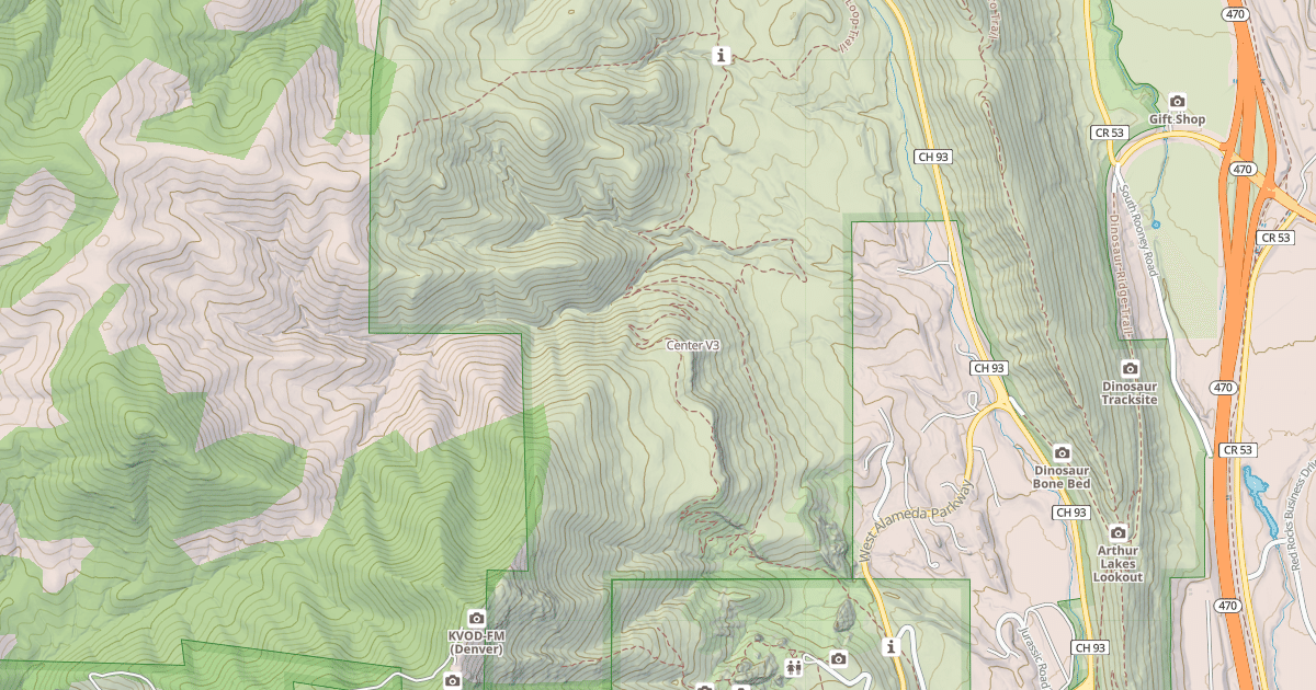 Map preview of Center