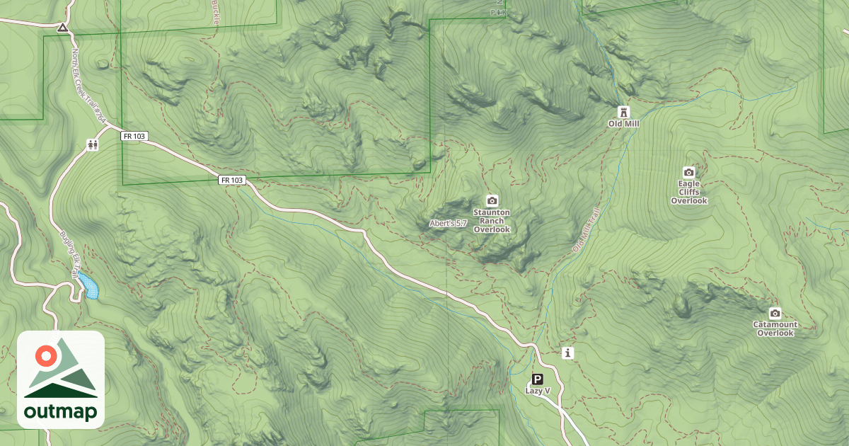 Map of Abert's