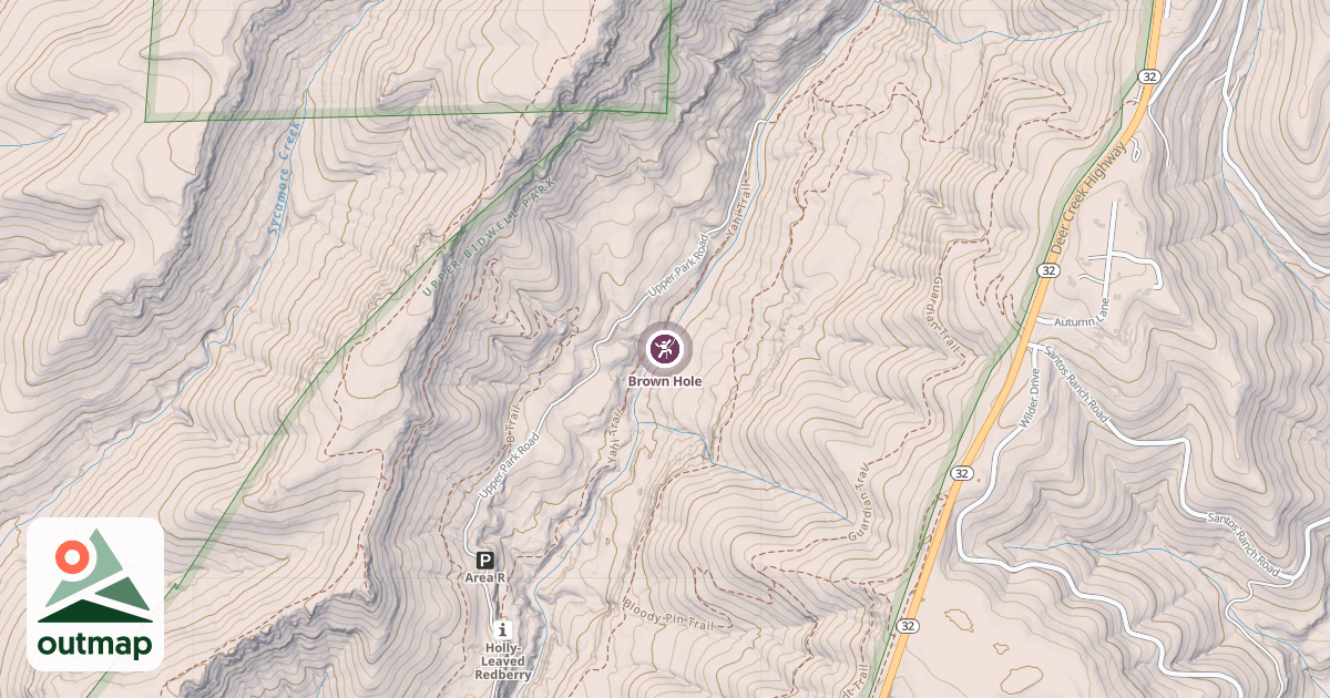 Map of Brown Hole