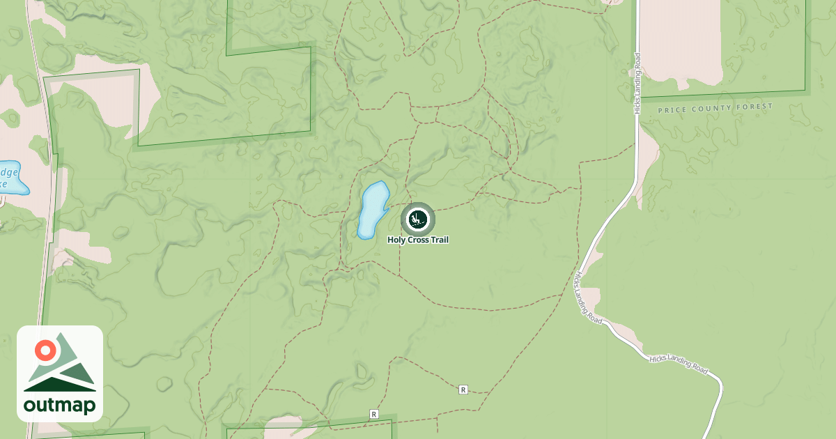 Map of Holy Cross Trail